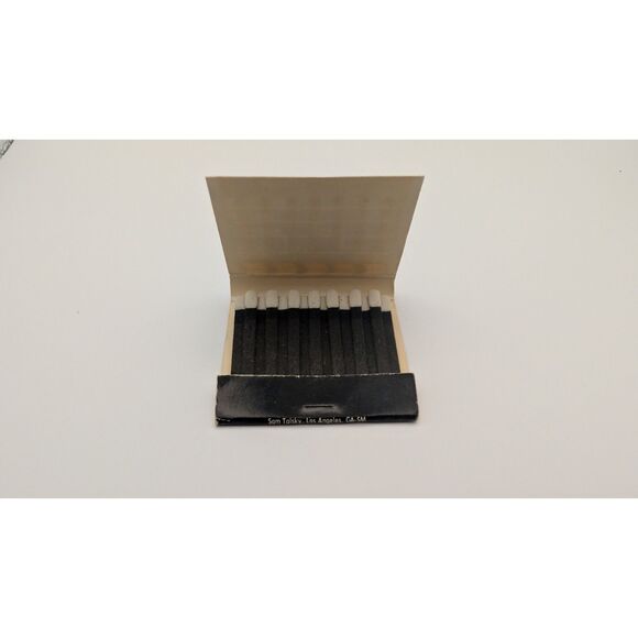 Vintage Movie Clapperboard Matchbook Sam Talsky Los Angeles Unused Hollywood - Picture 2 of 2